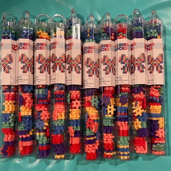 Hashtag Building block 72 count Target Bullseye Playground Lot of 10 - Picture 2 of 4